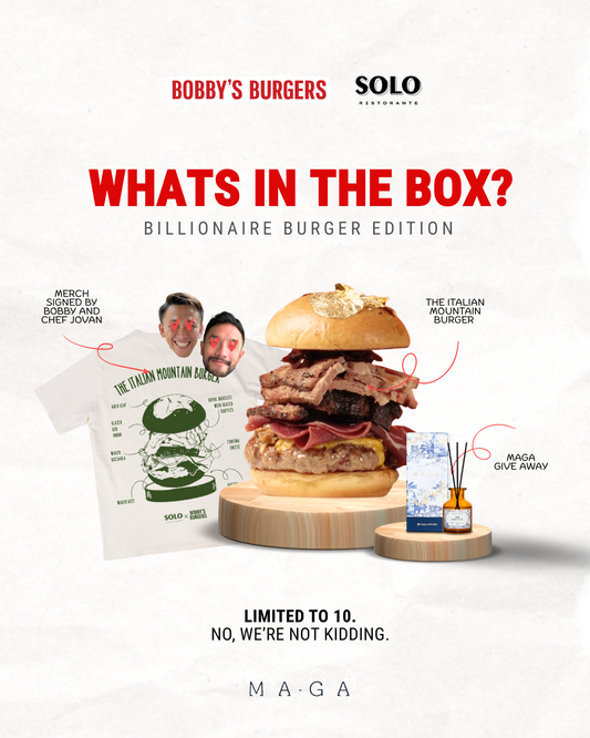 THE ITALIAN MOUNTAIN BURGER - June's Billionaire Burger with Solo